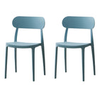 Modern Scandinavian dining chair made of plastic and acrylic, perfect for kitchen and dining areas