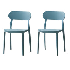 Modern Scandinavian Plastic & Acrylic Kitchen & Dining Chair Dining Chairs