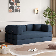 78.7'' Compress Upholstered Convertible Sofa Bed with Corduroy Fabric