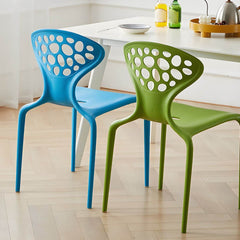 Nordic Armrest Backrest Acrylic Chair with Acrylic Legs for Dining Room Dining Chairs