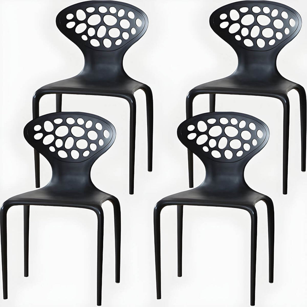 Nordic acrylic dining chair with armrest and backrest, featuring transparent acrylic legs