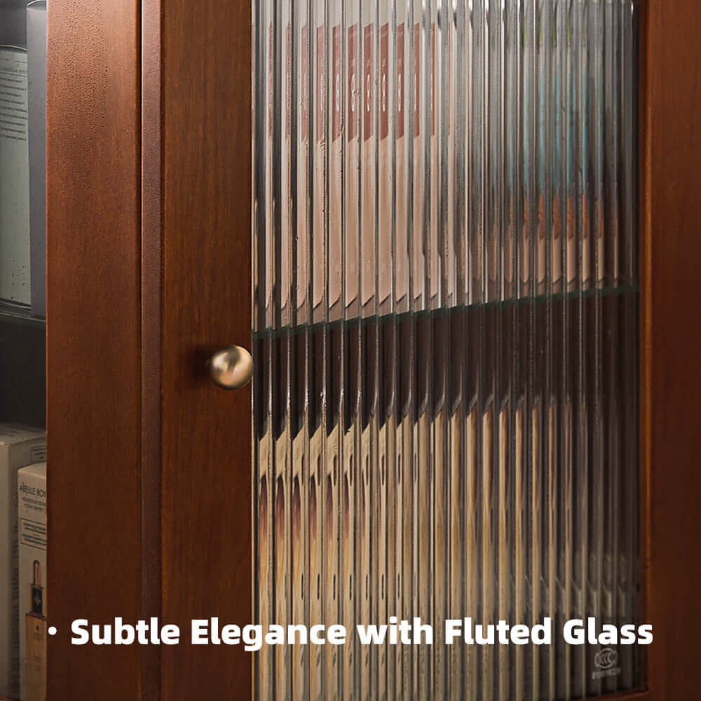 Solid wood makeup table with cabinet and LED mirror, freely combinable for personalized setup