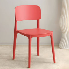 Scandinavian Style Stackable Plastic & Acrylic Side Chair for Kitchen & Dining Dining Chairs