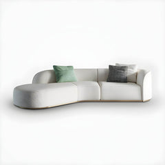 Ultra-Modern Polyester Blend Tight Back Sofa 27.56"High Tuxedo Arm Sofa Sectionals