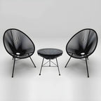 Armless Papasan accent chair for living room with 31.49" L x 37.40" W x 37.40" H dimensions