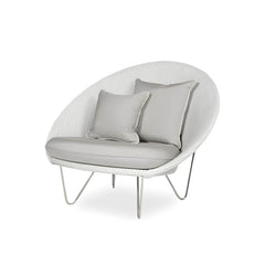 41.34"L x 33.86"W x 36.61"H Contemporary Woven Back Papasan Chair Accent Chairs