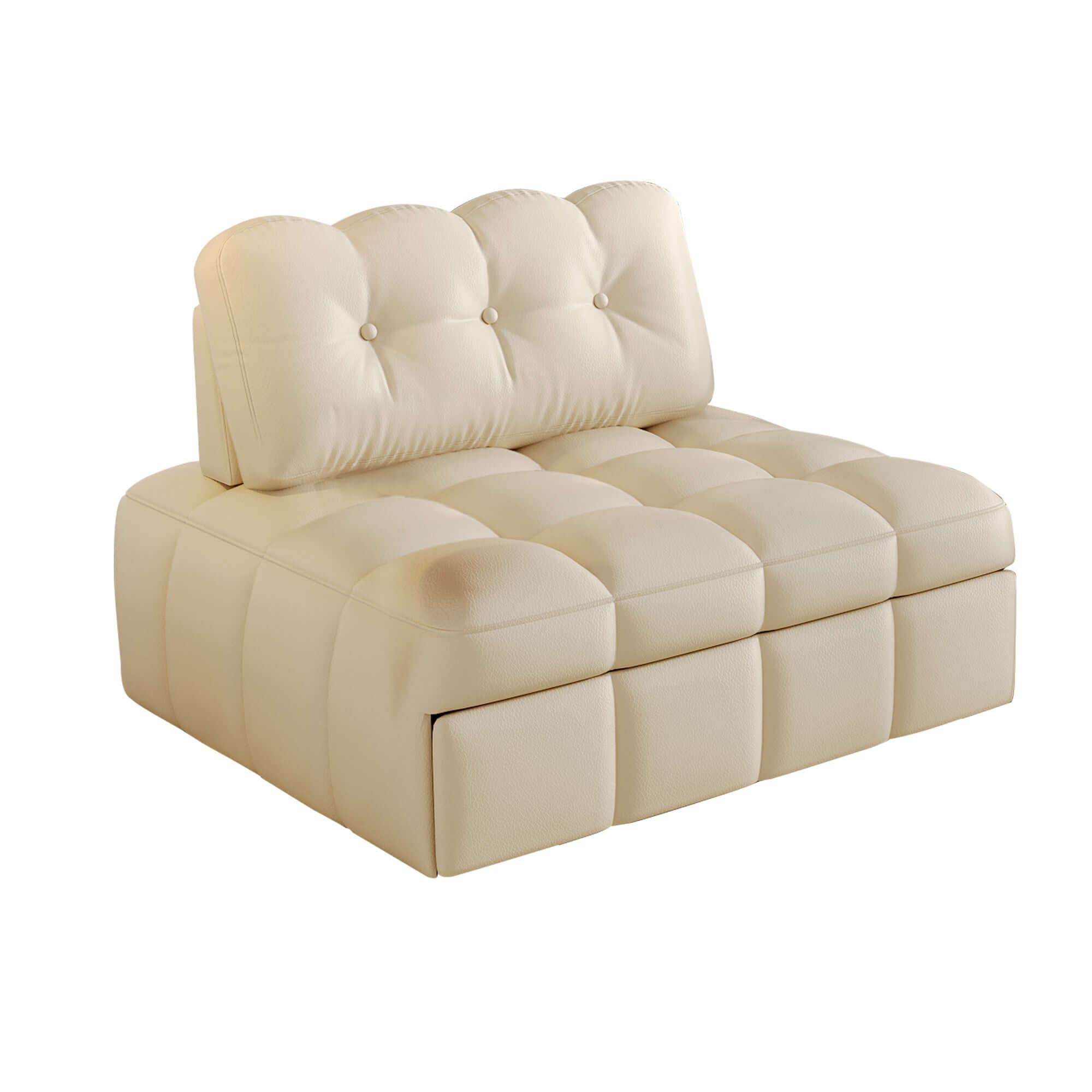 Modern convertible sofa bed that easily switches between a comfortable couch and a bed