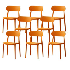 Modern Scandinavian Plastic & Acrylic Kitchen & Dining Chair Dining Chairs