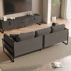 90.56'' Upholstered Sofa with Metal Frame