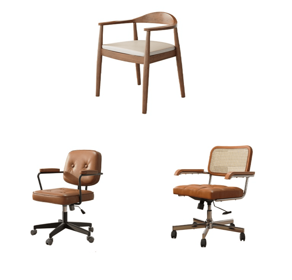 Solid wood multifunctional meeting table with geometric design and movable wheels