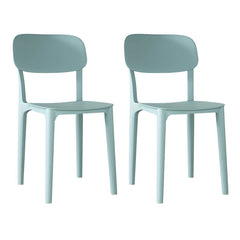 Nordic Backrest Stackable Acrylic Chair with Acrylic Legs for Dining Room Dining Chairs