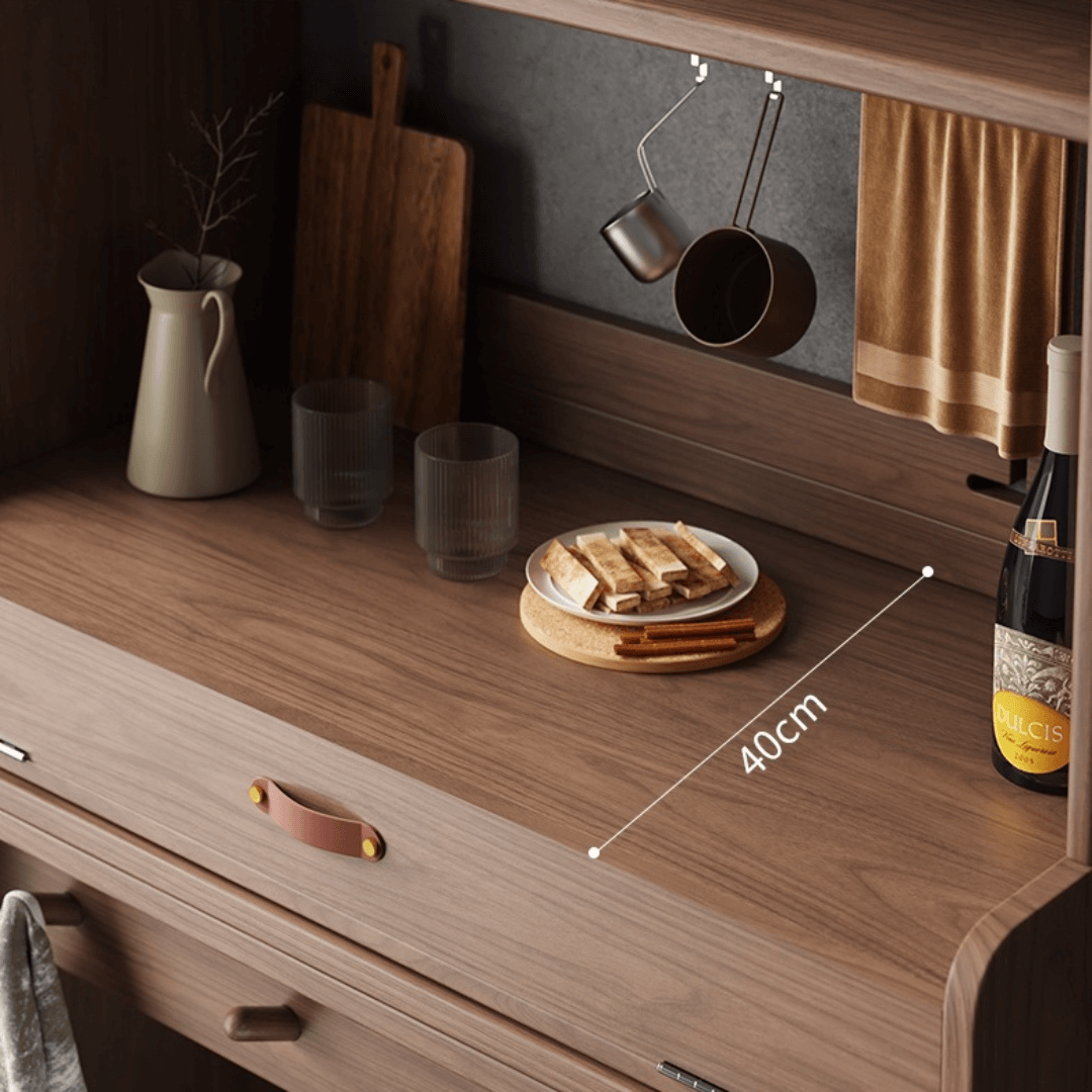 Space-saving folding table perfect for dining and work in small cozy homes