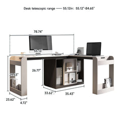 Home Office Desk Luxury Corner Desk L-Shaped