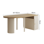 Expandable modern minimalist dining table and chair set perfect for small spaces