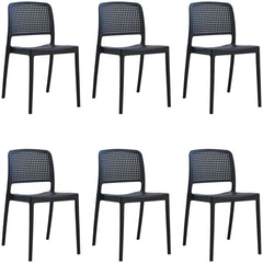 Modern Stackable Plastic & Acrylic Side Chair for Kitchen & Dining Dining Chairs