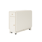 Expandable modern minimalist dining table set with chairs for stylish, space-saving meals