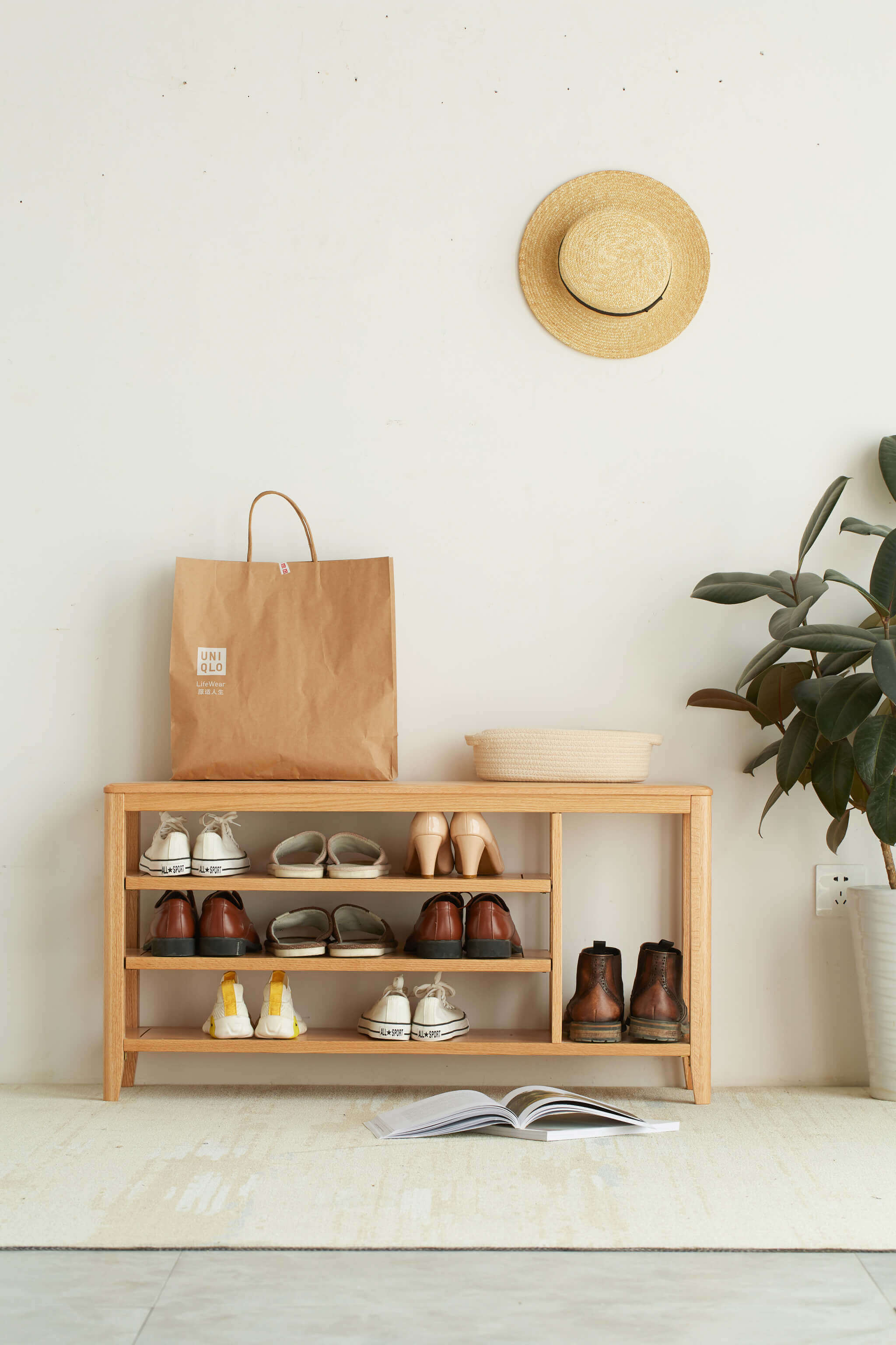 stylish hallway bench