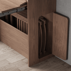 Space-saving folding table perfect for dining and work in small cozy homes