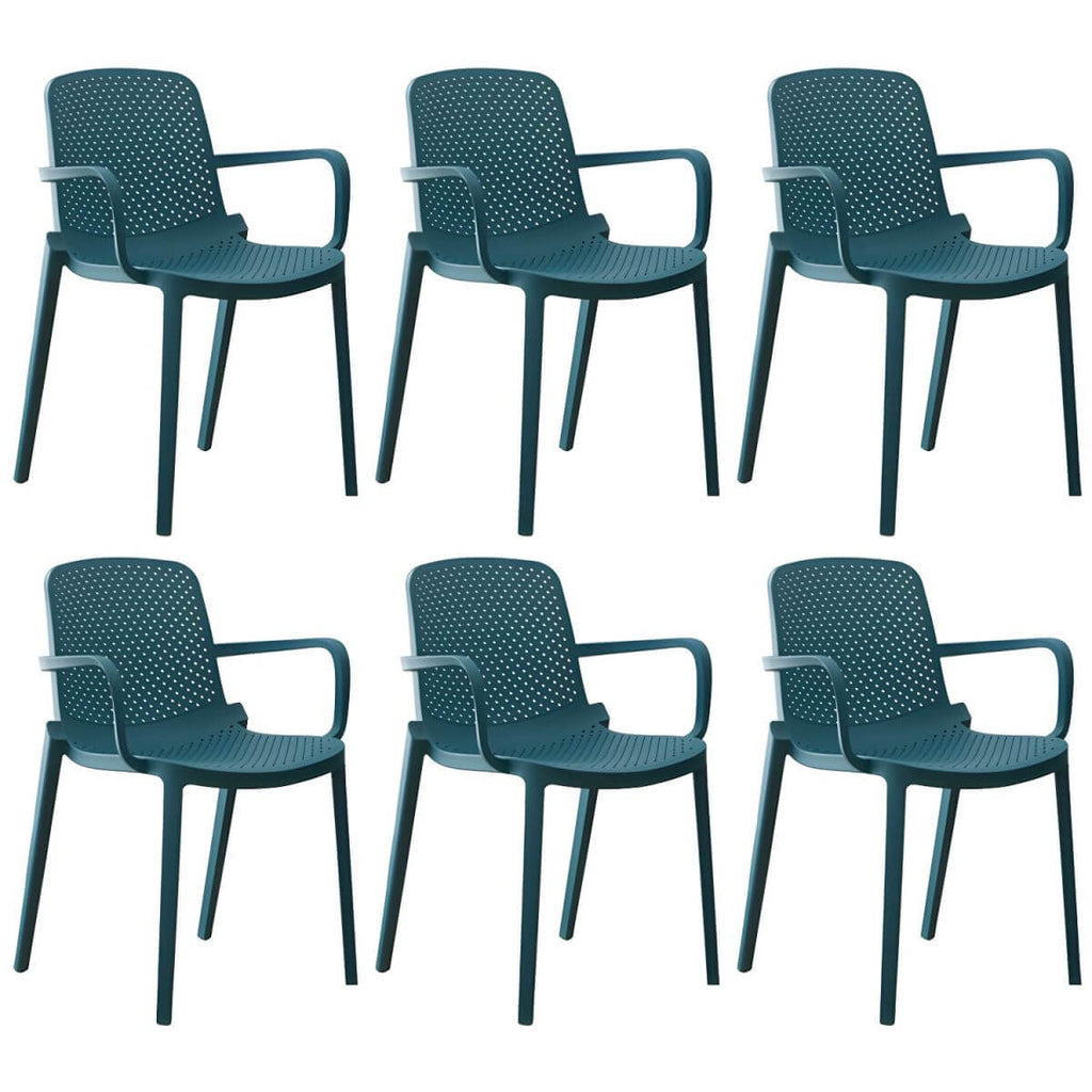 Acrylic modern plastic dining chair with solid back, 32 inches high, ideal for restaurant seating