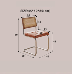 Elegant Retro-Style Dining Table with Smooth Edges - Ideal for Family Meals and Work