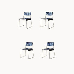 Modern Stackable Garden Kitchen & Dining Plastic & Acrylic Side Chair Dining Chairs