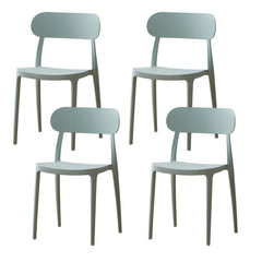 Modern Scandinavian Plastic & Acrylic Kitchen & Dining Chair Dining Chairs