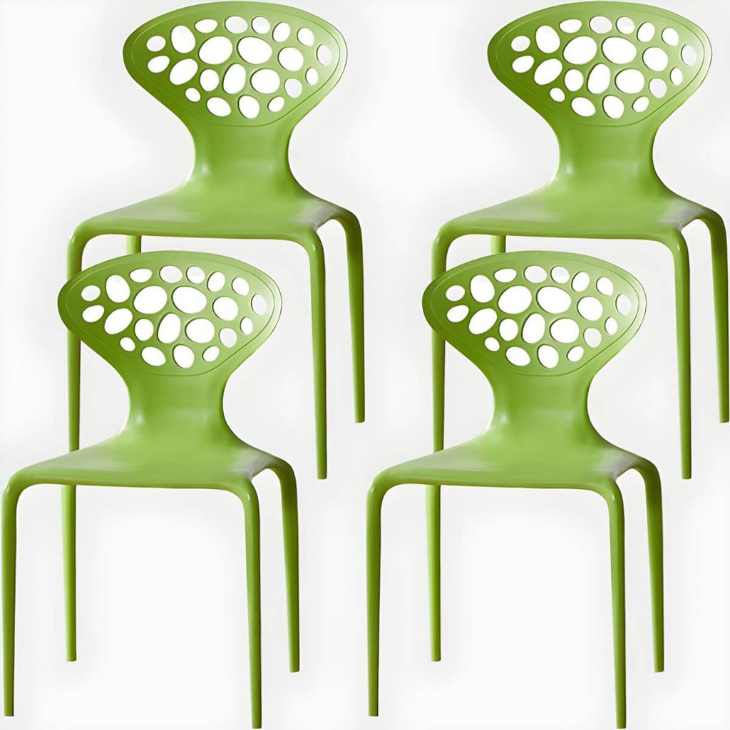 Nordic acrylic dining chair with armrest and backrest, featuring transparent acrylic legs