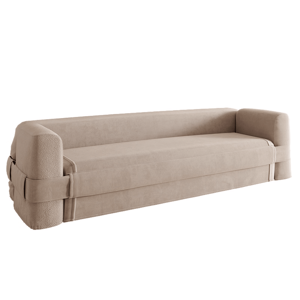 Luxurious Modern Minimalist Sofa Set with Ergonomic Armrests and High-Quality Velvet Fabric