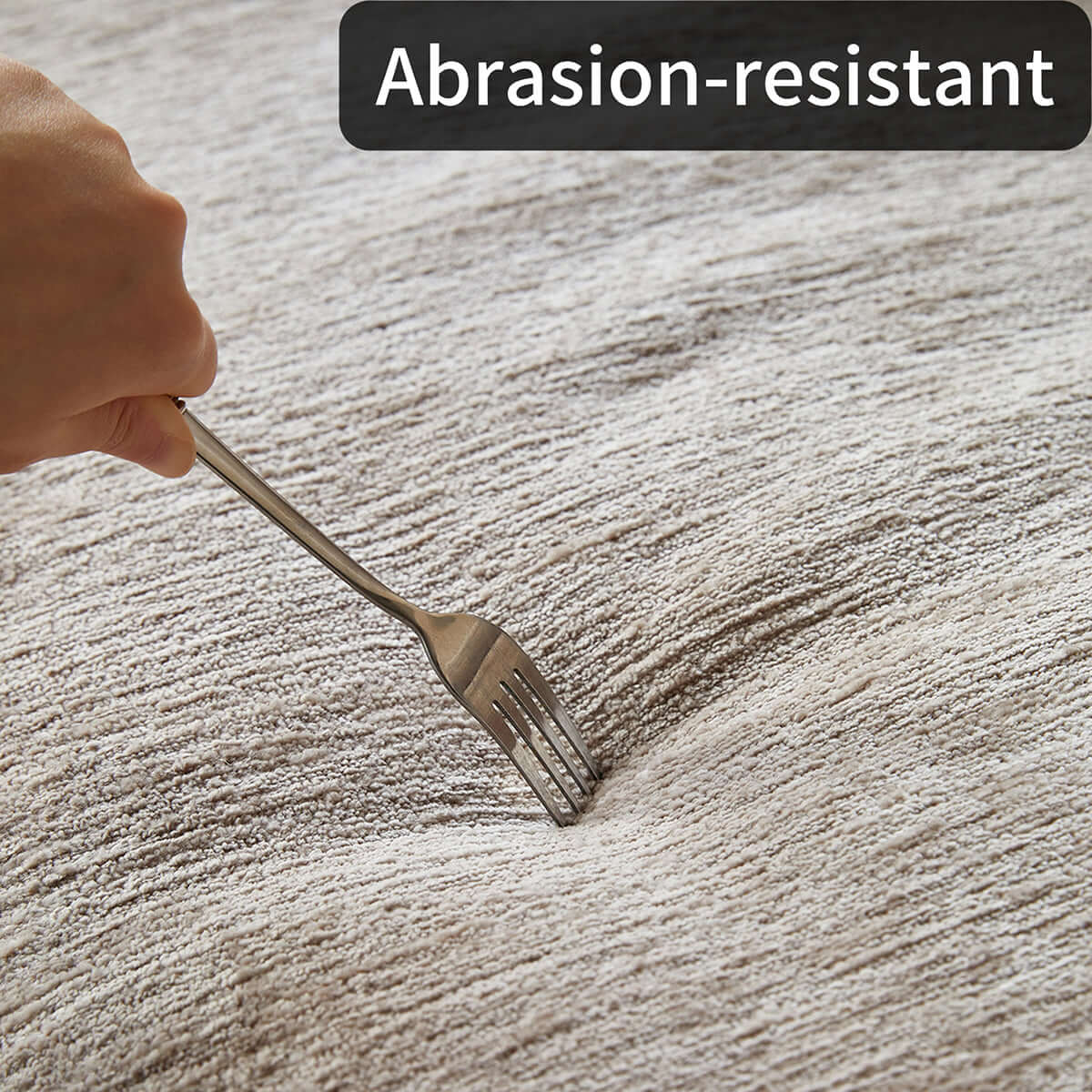 Contemporary chenille lounge sofa featuring a removable couch cover for easy cleaning