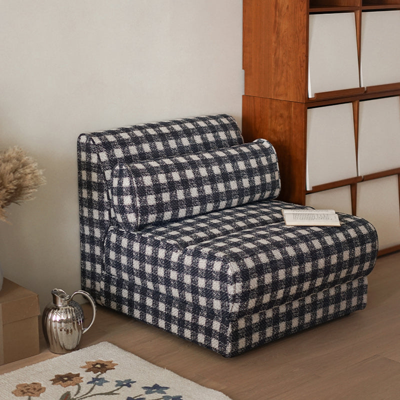Transform Your Space with the Checkered 4-in-1 Convertible Sleeper Sofa