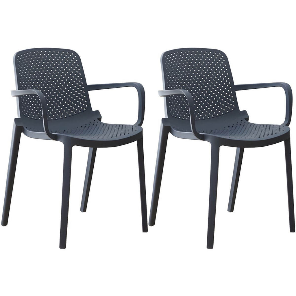 Acrylic modern plastic dining chair with solid back, 32 inches high, ideal for restaurant seating