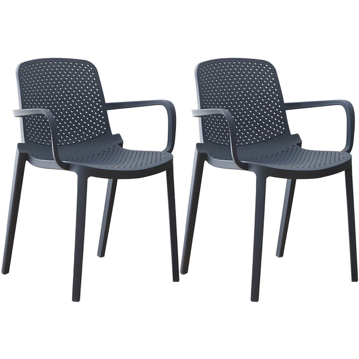 Acrylic modern plastic dining chair with solid back, 32 inches high, ideal for restaurant seating