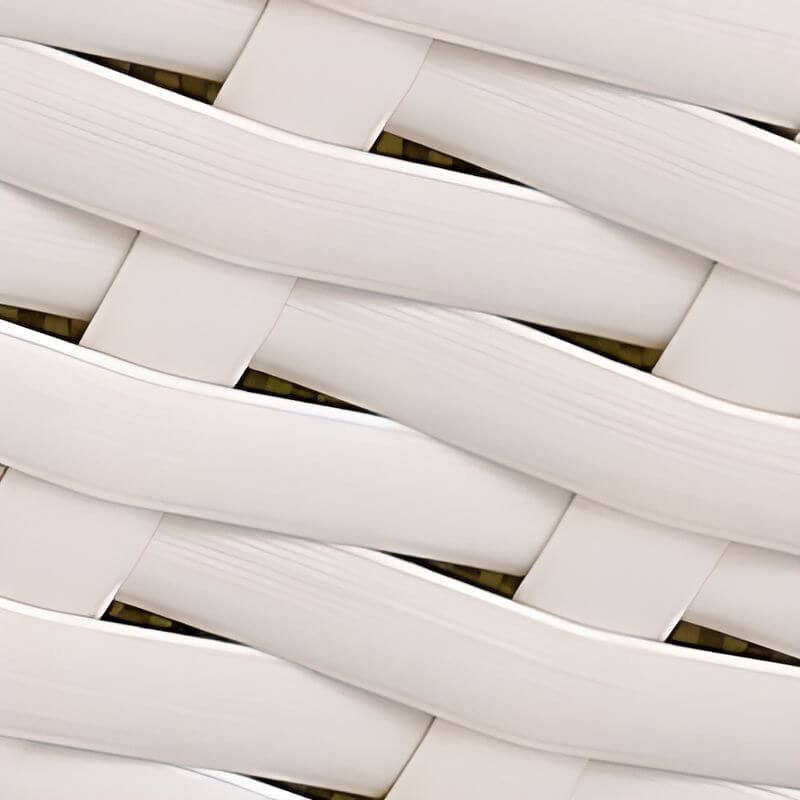 Ivory and dove grey porch swing with alloy stand and comfortable pads