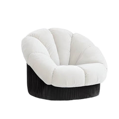 Simple Solid Color/Striped/Floral Pattern Arm Chair with Fixed Back & Armrest Accent Chairs