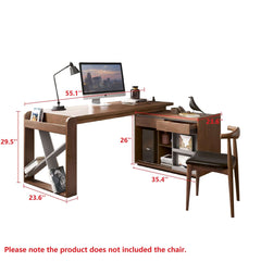 Home Office Table Desk Cabinet