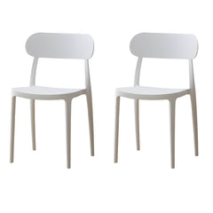 Modern Scandinavian Plastic & Acrylic Kitchen & Dining Chair Dining Chairs