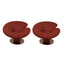 High-back modern papasan chair with linen blend upholstery and reclining feature