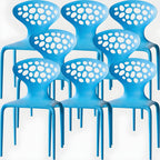 Nordic acrylic dining chair with armrest and backrest, featuring transparent acrylic legs