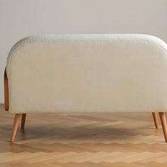 Contemporary Wooden Stain Resistant Polyester Sofa for Living Room Sofa