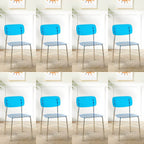 Transparent acrylic dining chair with modern design, perfect for living room and kitchen seating