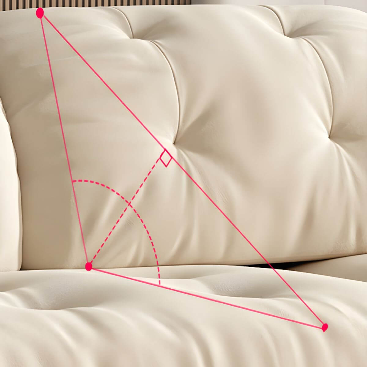 Beige polyester blend sofa with tufted back and pillow top arms, modern and comfortable seating