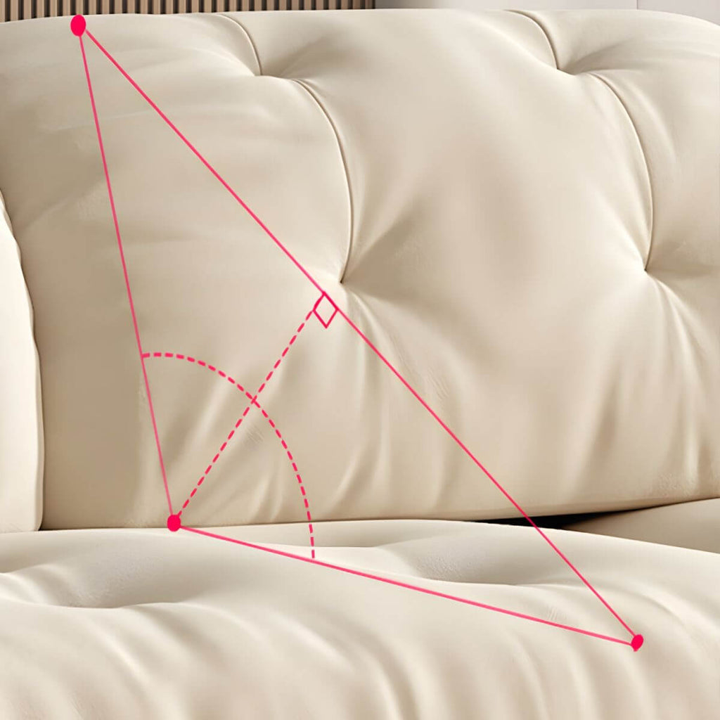 Beige polyester blend sofa with tufted back and pillow top arms, modern and comfortable seating