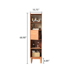 Wooden Bookcase Combo Multifunctional Storage and Display Cabinet