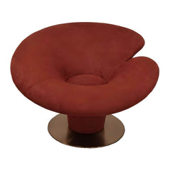 Modern Papasan Chair in Linen Blend Upholstery with Reclining Feature and High-Back Accent Chairs