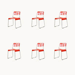 Modern Stackable Garden Kitchen & Dining Plastic & Acrylic Side Chair Dining Chairs