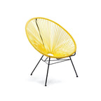 Armless Papasan accent chair for living room with 31.49" L x 37.40" W x 37.40" H dimensions