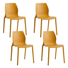 Modern Scandinavian Style Stackable Plastic & Acrylic Chair for Kitchen & Dining Dining Chairs