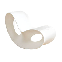 Contemporary Rocking Chair Acrylic Solid Color Indoor Rocking Chair without Armrest Rocking Chairs