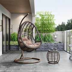 Tropical Alloy Framed Pads Porch Swing with Stand, Chain & Stand Included Porch Swings