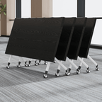 Foldable minimalist conference table perfect for business meetings and training sessions